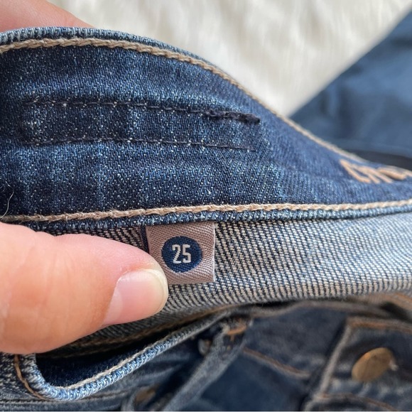 Citizens of Humanity Ava Low Rise Straight Leg Dark Wash Denim Jeans Size 25 - Picture 7 of 7